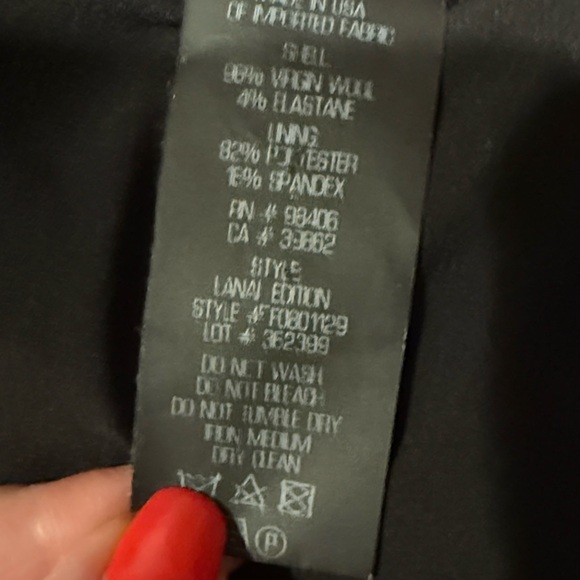 Theory Black Women's Blazer - Picture 5 of 5